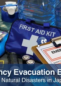 Emergency Evacuation Bag for Natural Disasters in Japan