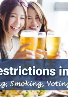 Age Restrictions in Japan: Drinking, Smoking, Voting & More