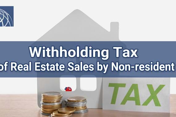 Withholding tax on real estate sales by Non-residents