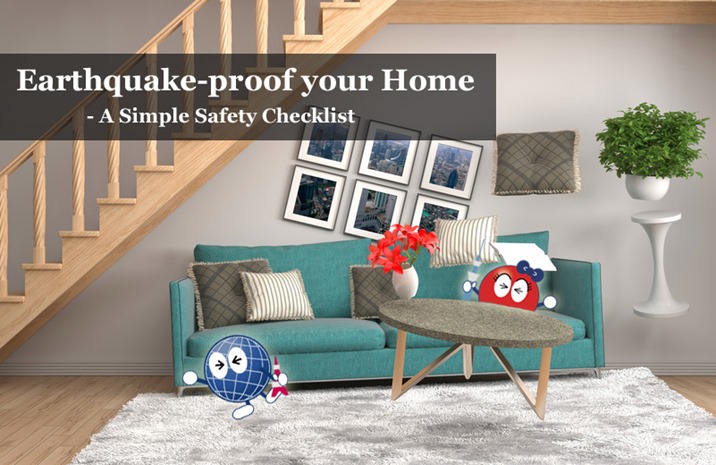 Earthquake Proof Your Home A Simple, How To Secure Bookcase Wall Earthquake