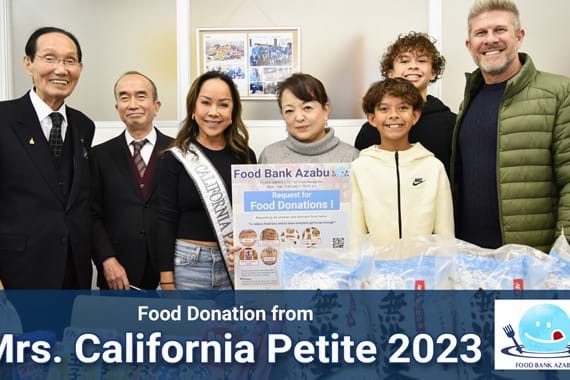 Received a Generous Donation from Mrs. California Petite 2023