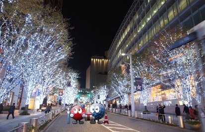Christmas in Roppongi: Six Christmas Illuminations in the